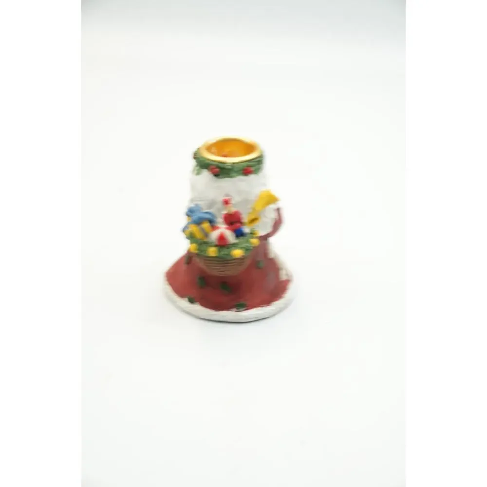 Vintage Santa Claus‎ Mini Planter with Teddy Bear – 4
